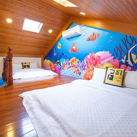 Fish House 宜蘭獨棟別墅 戲水池 生態diy 安農溪自行車 Lejlighed Dongshan  Eksteriør billede