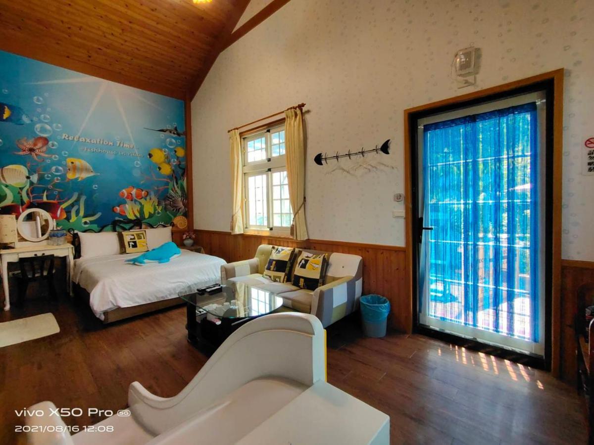 Fish House 宜蘭獨棟別墅 戲水池 生態diy 安農溪自行車 Lejlighed Dongshan  Eksteriør billede
