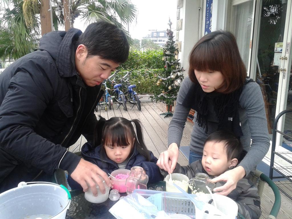 Fish House 宜蘭獨棟別墅 戲水池 生態diy 安農溪自行車 Lejlighed Dongshan  Eksteriør billede