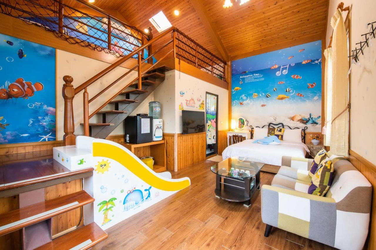Fish House 宜蘭獨棟別墅 戲水池 生態diy 安農溪自行車 Lejlighed Dongshan  Eksteriør billede
